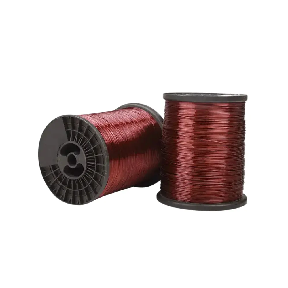 Pasokan langsung pabrik Tiongkok 0.20 mm-6.0 mm 200C kawat berseluk berenamel aluminium ukuran bulat AWG4-AWG32