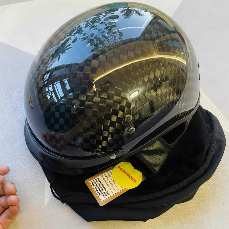 carbon fiber kevlar motorcycle half helmets Polo Helmet  The Daytona Skull Cap Half Helmet is one of the smallest D.O.T S2102 Lightweight Half Helmet -