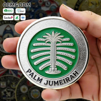 Maßgefertigtes Burj Al Arab Emaille-Abzeichen OEM ODM Stadt-Tourismus Gedenkbrosche Werbegeschenk Dubai Souvenir Zinklegierung Metall-Pin