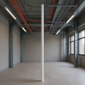 Canalina per cavi in PVC 1x0.6 pollici, 98.4 piedi, bianca, per canaline portacavi - Product Image 2