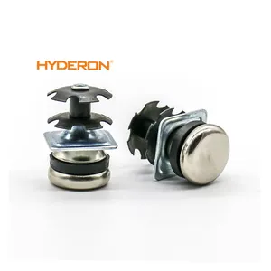 Hyderon tubo redondo ou. d.7/8 "* 7/8" ajustável giratório deslizantes cadeira giratória sem arco