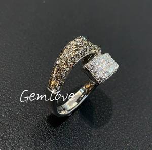 Anillo de mujer de moda superventas de oro de 18 quilates, Diamante redondo cultivado en laboratorio certificado por IGI, la elección de regalo perfecta para ella - Product Image 3