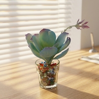 Plante Artificielle Bonsaï Personnalisée en PVC Écologique Haute Simulation Mini Jardinage en Pot Vente en Gros Décoration Maison Décoration de Noël