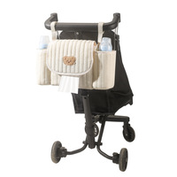 Organisateur universel pour poussette avec porte-gobelet, sac de rangement suspendu pour poussette, sac de rangement pour couches, accessoires pour poussette de bébé