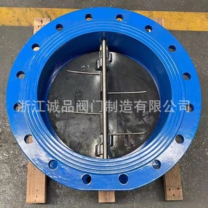 Válvula de Retención de Mariposa de Cierre Lento y Baja Resistencia HH48X/HH49X-16Q, Hierro Dúctil/Acero/Acero Inoxidable para Agua - Product Image 1