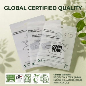 Custom Logo Biodegradable Frosted Ziplock Garment <strong>Bag</strong> Resealable Compostable Poly <strong>Bag</strong> with Hang Hole for Clothing Packaging - Product Image 2