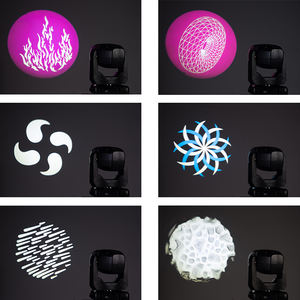 Effet d'animation de lavage de point de faisceau LED 300W avec 8 gobo fixes avec 7 gobo rotatifs led lumière à tête mobile - Product Image 4