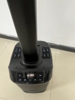Columna de Sonido para Exteriores de 120W y 8 Pulgadas, Ideal para Fiestas y Conciertos, con Luces, Micrófono y Control Remoto