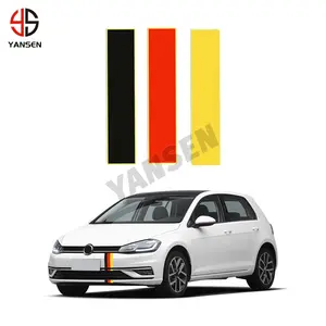 Duitsland Vlag Gekleurde Streep Fit Euro Exterieur Interieur Decor Sticker Sticker Voor Vw Golf 7 Golf 7.5 Bodykit