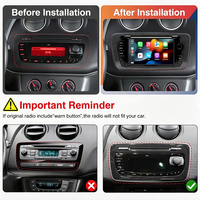 Autoradio Android avec écran tactile de 7 pouces pour SEAT Ibiza, Android Auto intégré, écran IPS, radio FM, navigation GPS, montage sur tableau de bord, MP3