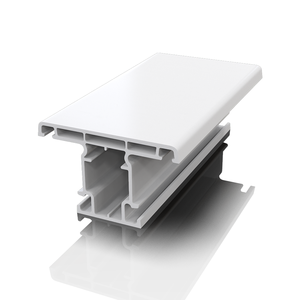 60 #-80 # Trắng đùn nhựa dọc Canada trang trí cửa uvioresistant đầy đủ màu sắc môi trường uPVC <span class=keywords><strong>PVC</strong></span> cửa sổ hồ sơ - Product Image 3