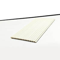 Paneles de Techo de PVC, Techo Falso con Forma de Ola, Resistentes al Calor e Impermeables, Perfiles de Paneles de Techo Falso de PVC