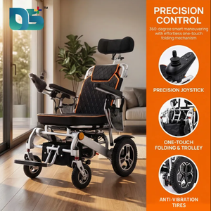 Silla de Ruedas Eléctrica Ligera, Plegable y Ajustable, de Alta Calidad, Económica y Cómoda, para Personas Mayores o con Discapacidad - Product Image 5