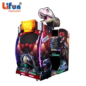 Nhà Máy Bán buôn đồng tiền hoạt động Arcade phiêu lưu video Súng Trò chơi bắn súng máy Jurassic phiêu lưu công viên cho 2 người chơi