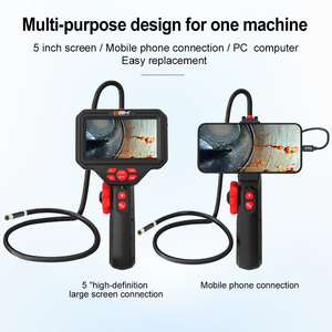 5-Zoll-Display Handgeführtes Videoinspektionsgerät für Abwasserrohre und Kraftfahrzeugreparaturen - Product Image 4