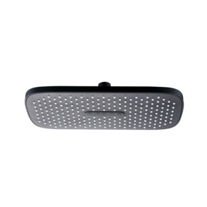 SH-20023 Ensemble de douche supérieur noir en ABS rectangulaire Offre Spéciale Option économique pour une utilisation en hôtel - Product Image 4