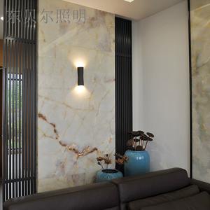 Lámpara de Pared Exterior LED de Doble Cabezal, Moderna, Impermeable, Iluminación Superior e Inferior para Hoteles, Patios, Paredes Exteriores y Pilares - Product Image 5