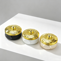 Pot en verre de 150 ml avec couvercle en aluminium, pot cosmétique en verre pour crèmes de soin de la peau, vente en gros de pots en verre vides