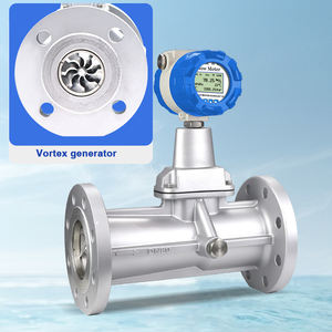 高精度な後退渦流量計ステンレス鋼天然ガス圧縮空気産業用ガス-OEMカスタマイズ可能 - Product Image 1