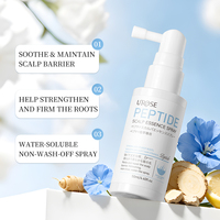 Semprotan Tonic Kulit Kepala Peptida 50ml Keratin Terhidrolisis Perawatan Kulit Kepala Tanpa Bilas Menyegarkan Tidak Berminyak Label Pribadi