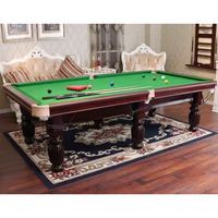 Professioneller Luxus-Billardtisch (3 m) für den Heimgebrauch, umweltfreundlicher Snooker- und Billardtisch mit Ballrücklauf-Funktion