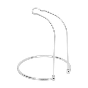 สปินนิ่งรีลสปินนิ่งสแตนเลสแบบสั้นโครงตัวยูฐานกลมน้ำหนักเบาถอดออกได้ขาตั้งเกียร์ตกปลาสีเงิน - Product Image 3