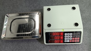 चतुर 40 किलोग्राम डिजिटल बेंच स्केल नेतृत्व/एलसीडी डिस्प्ले 1 जी सटीकता एब्स + स्टेनलेस स्टील सामग्री ओम/ओडम अनुकूलन योग्य 1 वर्ष की - Product Image 6