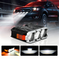 Faro auxiliar LED JHS de diseño único, impermeable, con lente NXF 2/3, antiniebla, para trabajo todoterreno, para motocicletas, coches, camiones y ATV