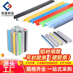 Chuangying Flat Sealing <b>Strip</b> 63Mm <b>Plastic</b> One Slot For Aluminum Profile Edge Sealing Home Improvement Hardware - Product Image 5