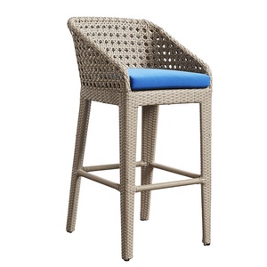 Rotin De Jardin moderne Tabouret de <span class=keywords><strong>Bar</strong></span> <span class=keywords><strong>En</strong></span> <span class=keywords><strong>Osier</strong></span> Haute Fauteuil Meubles de <span class=keywords><strong>Bar</strong></span> <span class=keywords><strong>En</strong></span> Plein Air - Product Image 1