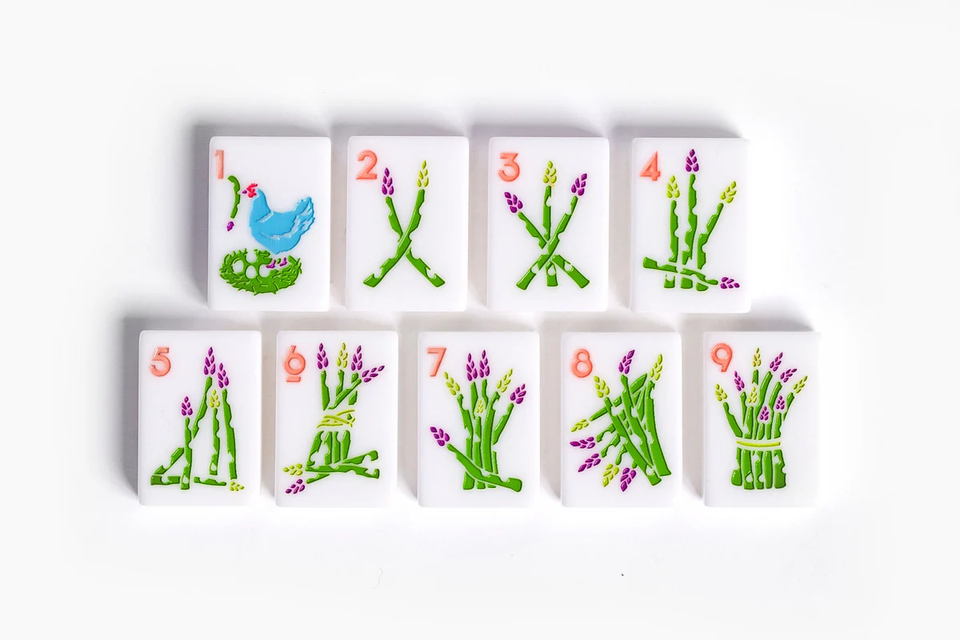 Luxury Modern Lilac Acrylic Mahjong Tiles Foldable Portable Eco ...