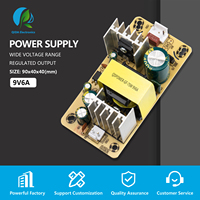 Fuente de Alimentación de Marco Abierto de 9V 6A 75W, Convertidor de CA a CC, Placa Controladora Industrial de Salida Única para CCTV, Reemplazo para Impresora 3D