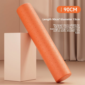 Rouleaux en mousse EPP 30/45/60/<span class=keywords><strong>90</strong></span> <span class=keywords><strong>cm</strong></span> de diamètre, écologiques, durables, portables, pour la relaxation musculaire, noirs - Product Image 6