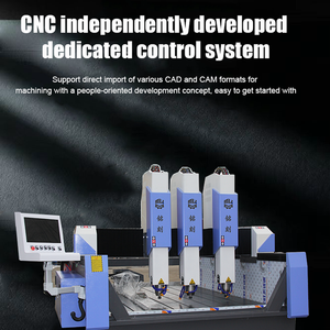 Fabrika Promosyon Fiyatı 3 Eksenli Mermer <span class=keywords><strong>CNC</strong></span> Testere Özel Logolu Mermer Kesme Makinesi - Product Image 3