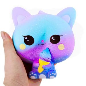 Soft Non-Toxic PU Ice Cream Cat Squeezable Sensory Fidget Toy with Slow Rebound for <b>Boys</b> and Girls Hand Therapy Mini - Product Image 4