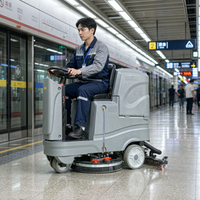 Autolaveuse autoportée à batterie grande capacité 80L/85L pour hôpitaux, gares ferroviaires et stations de métro