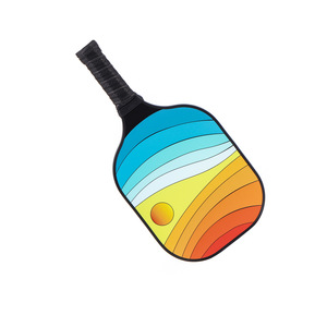 Pala de Pickleball con bolsa de malla, estuche de transporte, equipo deportivo portátil para exteriores, forma estándar, material de fibra de vidrio, diseño moderno - Product Image 3