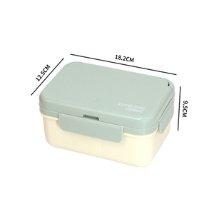 Juego de Loncheras de Plástico PP Personalizadas al por Mayor, Vajilla Portátil <span class=keywords><strong>para</strong></span> Camping, Apta <span class=keywords><strong>para</strong></span> Microondas, Certificada por FCM, Bento Box - Product Image 6