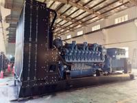 Genset Diesel MAN 1.5MW, 60HZ 4160V, Tiga Fasa Kecepatan Rendah, Daya Kontinu 1500KW untuk Pembangkit Listrik