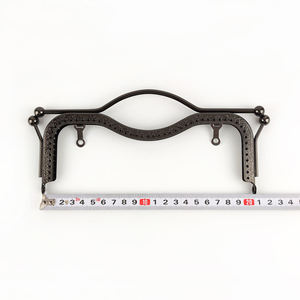 Meetee BF411 20/27cm fai da te accessori per borse fatte a mano in metallo goffrato manici per borsa - Product Image 3