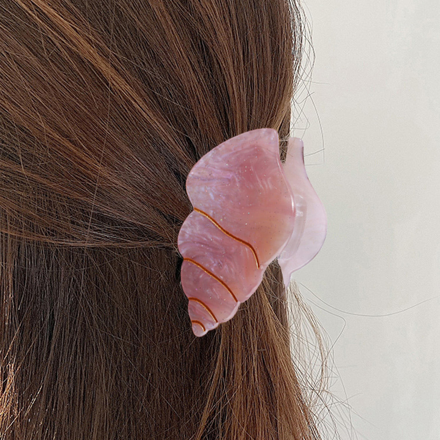 Gorese Korean Transparent Cross-Border Pie Hairpin New Autumn and Winter Hot Plastic Jewelry Headwear with Cartoon Grab Clip