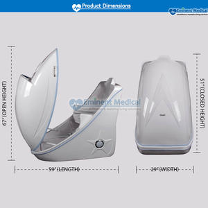 Capsule de sauna vapeur multifonctionnelle intelligente de qualité médicale Eminent pour thérapie à l'ozone, deux-en-un, pour salon de beauté et soulagement corporel complet - Product Image 6