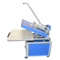 Meilleur prix grand format 110v 24x31 (60x80cm) presse à plat manuelle pour T-shirts pour transferts de chaleur