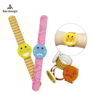 Hot Sales Emotion Face Silicone Children Wrist Watch Led Pat Watch Kids Present Digital Led Watch For Girl Present