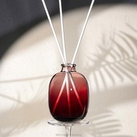 Flacon diffuseur de parfum de luxe en verre givré mat de 100 ml, vide, avec pulvérisateur, personnalisable avec logo par sérigraphie