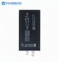 Batterie de remplacement pour iPhone 15 3349mAh, batterie Li-ion rechargeable, adaptateur de réparation de téléphone, vente en gros