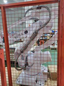 Mesin <span class=keywords><strong>Robot</strong></span> lengan palletisasi gudang otomatis 4 sumbu pengangkut tumpuk palet untuk kotak palet tas kondisi baru - Product Image 4