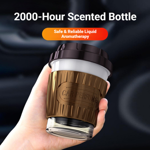 High-End Modern Car Aromatherapy Cup Ornament Creative Perfume Holder Console Popular Foreign Trade <b>Coffee</b> <b>Liquid</b> Type Aikun - Product Image 2