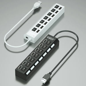 Yigao <strong>USB</strong> <strong>2.0</strong> 7-<strong>Port</strong> Splitter <strong>Hub</strong> with Power Adapter-in Stock PC Accessories - Product Image 2