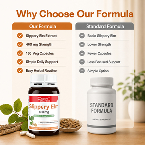 Suplemento Personalizado Shecome Slippery Eim Sin GMO, Sin Gluten, Ayuda a la Salud del Revestimiento Intestinal, 400 mg, 120 Cápsulas Vegetarianas de Slippery Eim - Product Image 5